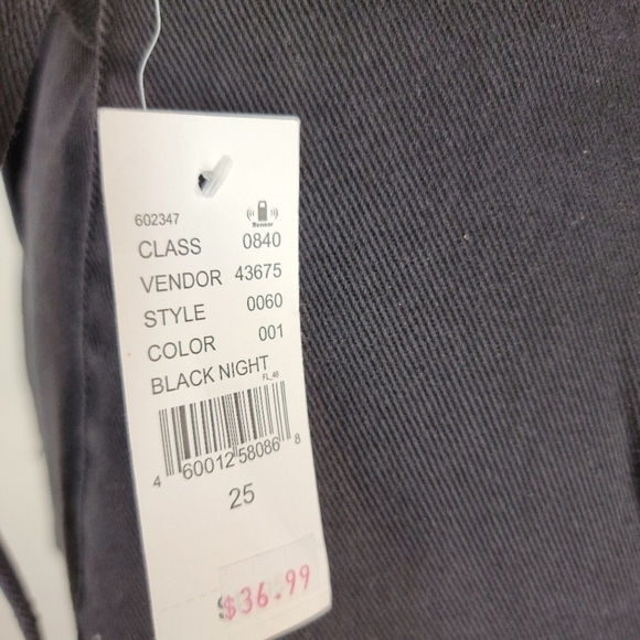 Pacsun Sz 25 Wrap Mini Denim Skirt Black NEW - Picture 5 of 8